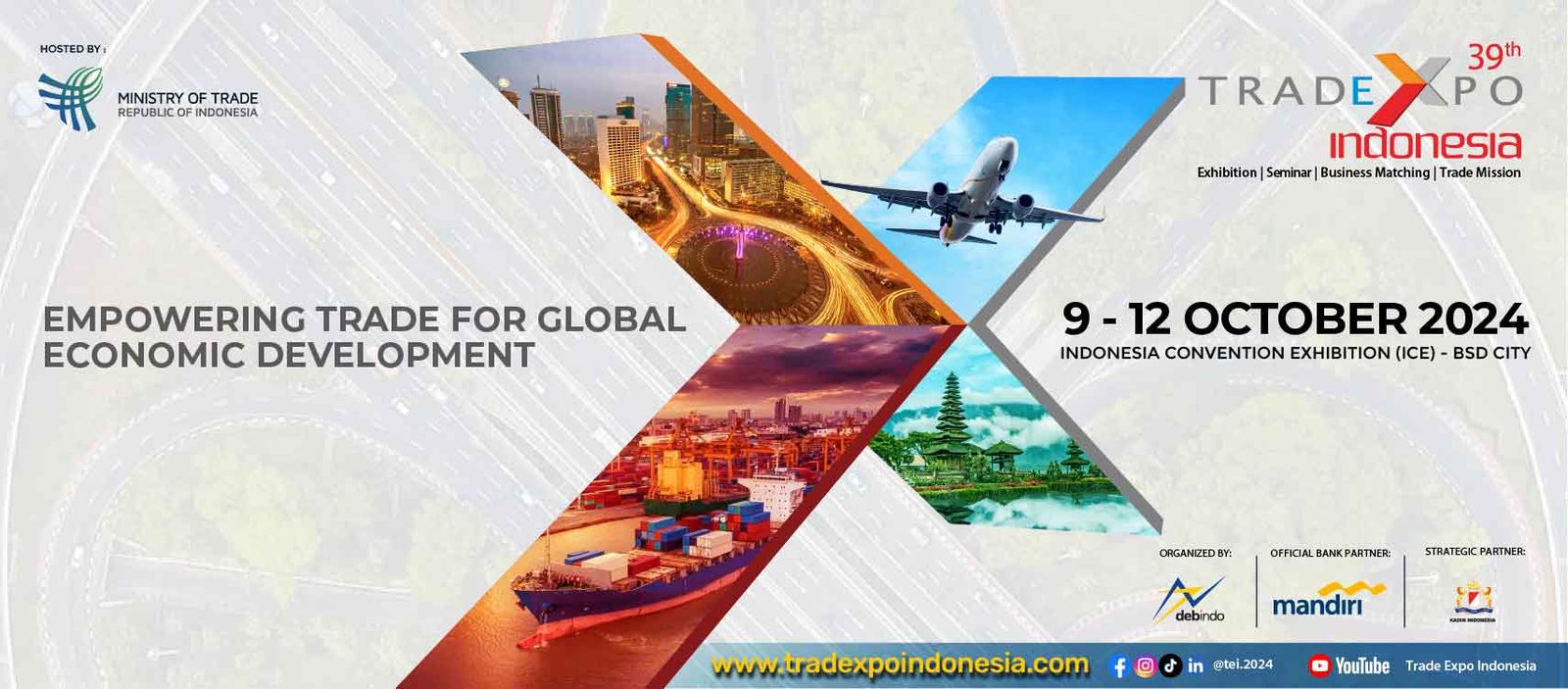 Participation au Trade Expo Indonesia 2024 à Jakarta